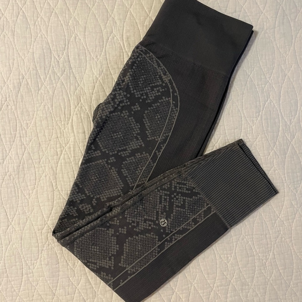 Lululemon snake print leggings